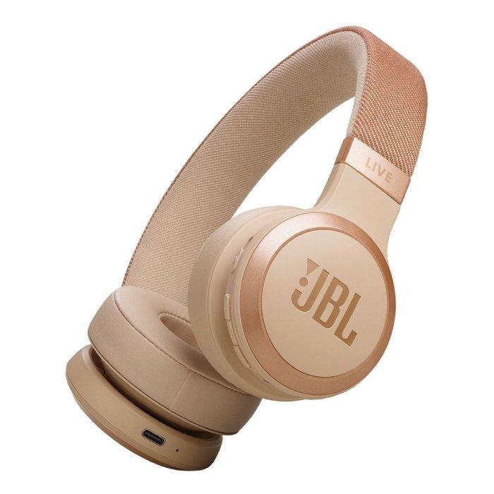 JBL 670NC Wireless Headphones JBLLIVE670NCSAT Sand Xcite