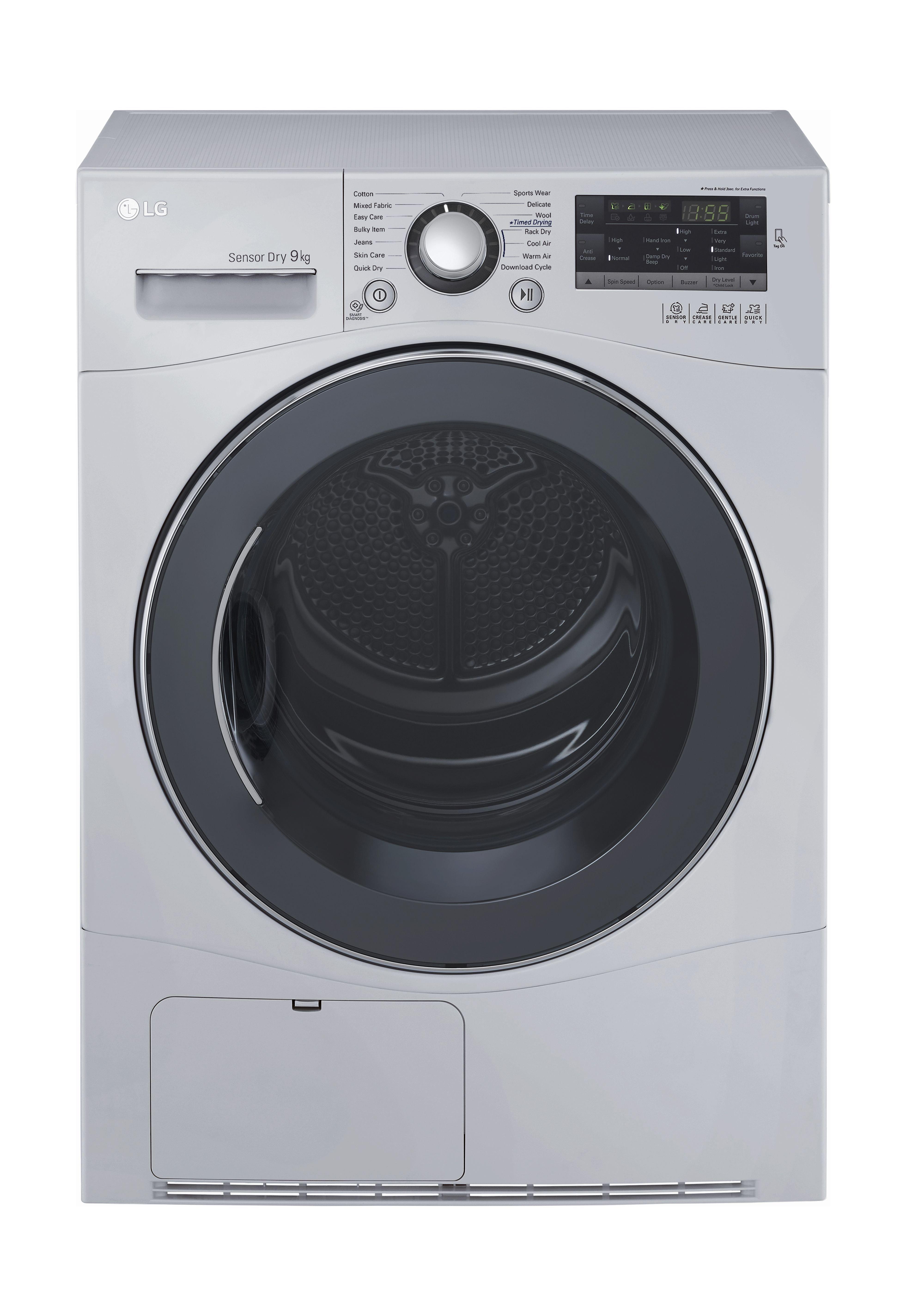 LG 9KG 14 Drying Programs Condenser Dryer (RC9066C3F) White Price in