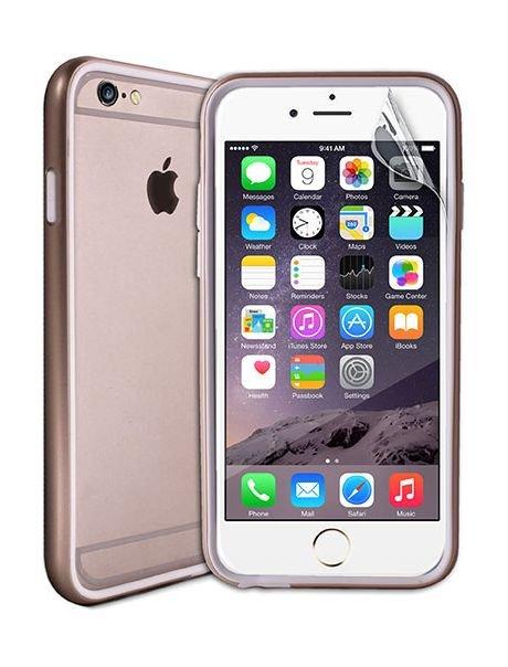 Puro 4.7inch Metallic Bumper Frame for iPhone 6 / 6s Gold Price in