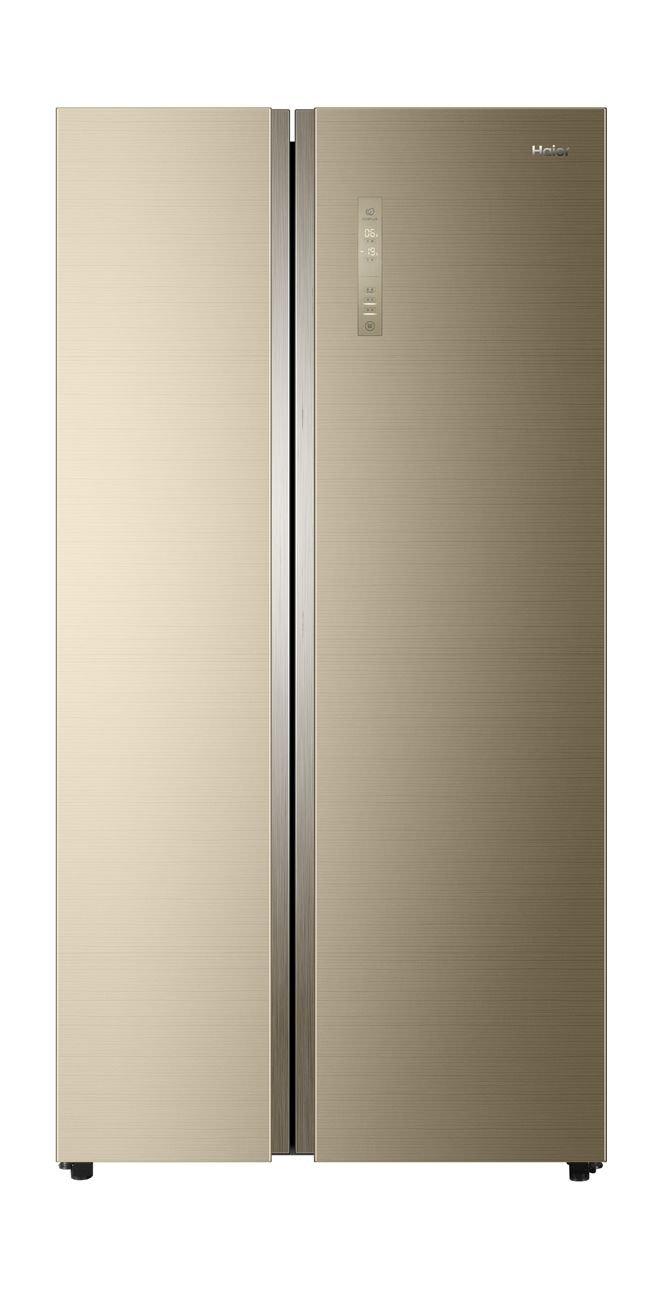 Haier 18.4 Cft. Side By Side Refrigerator (HRF618DGK6) Gold Price in