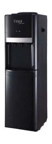 Emjoi Hot & Cold Water Dispenser With Refrigerator (UEWD345R) Black