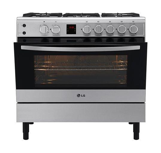 LG 90x60 cm 5Burner Floor Standing Gas Cooker (LF98V05S) Price in