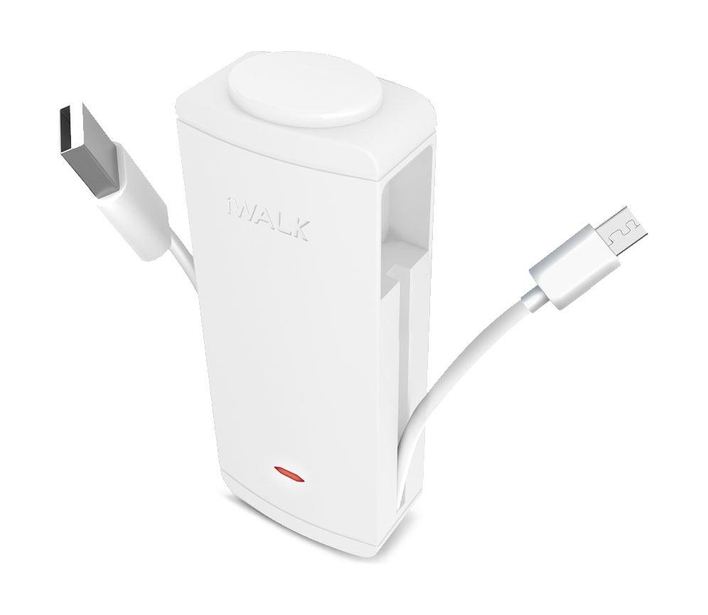 iWalk Charge It+ 2600mAh MicroUSB Power Bank (IWLB001MB) White