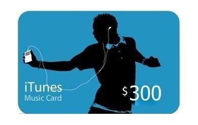 Apple iTunes Gift Card 300 (U.S. Account) Instant Email Delivery