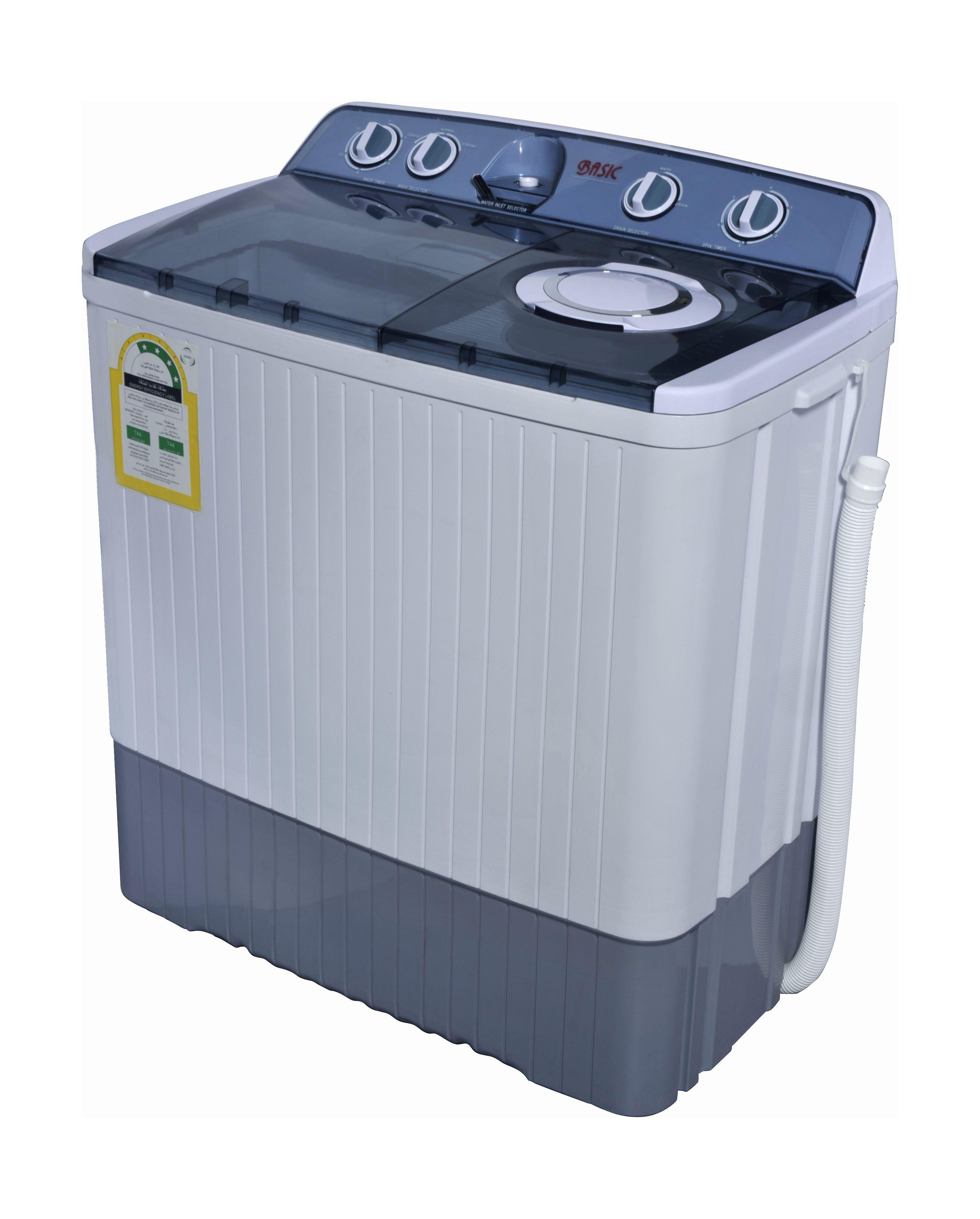 Basic 14KG Twin Tub Washing Machine (BW1600) White Price in Kuwait
