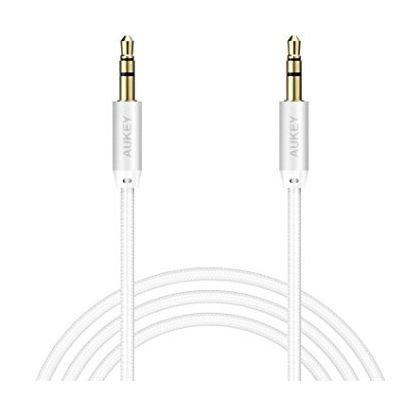 AUKEY 3.5 mm Audio Aux Cable for Smartphones (CBV12WH) Price in Kuwait