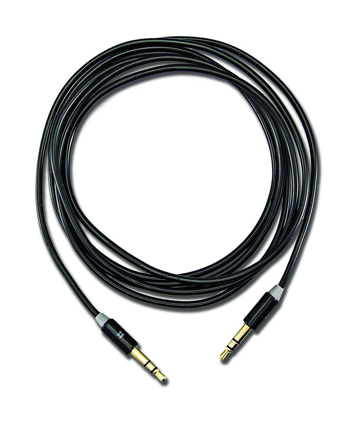 XtremeMac 1.5 Meter AUX Car Audio Plug Extension Cable (XCL13) Black