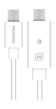 Microdia MicroUSBMicroUSB Sharing Cable White Price in Kuwait Xcite