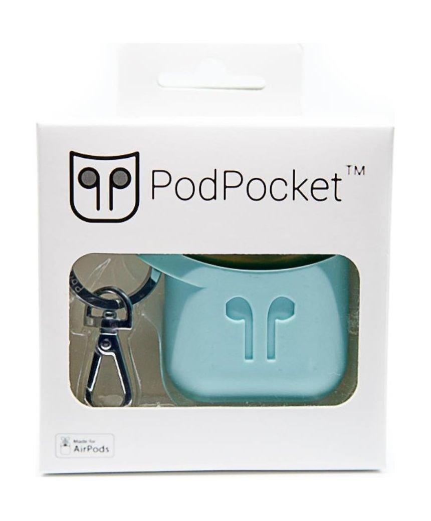 Podpockets AirPod Protection Case Aqua Blue Price in Kuwait Xcite