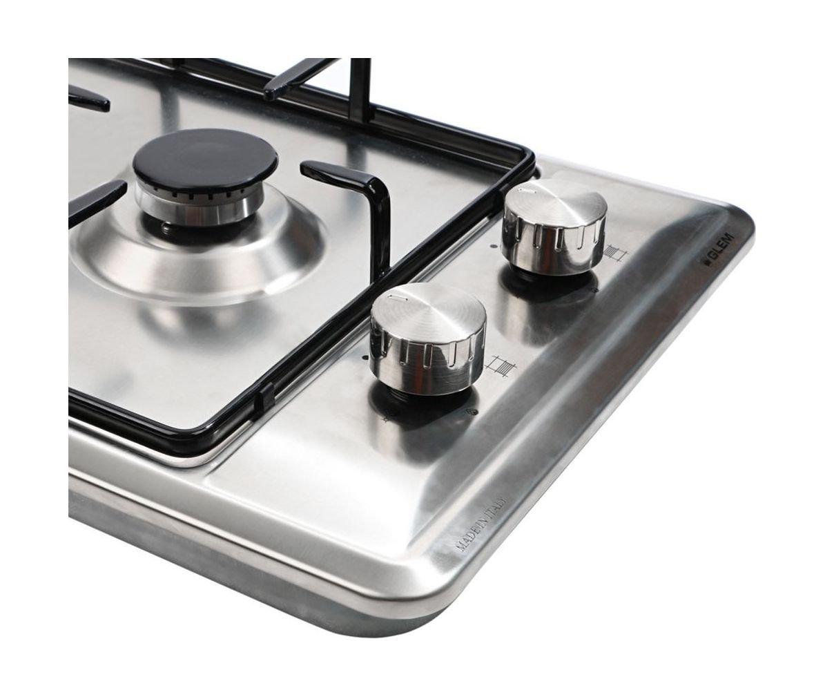 Glem Gas 2 Burner Builtin Hob 30cm P3FVFI Price in Kuwait Xcite
