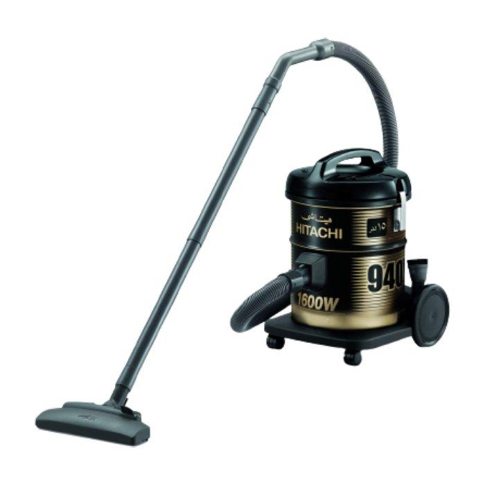 Hitachi 1600W 15 L Drum Vacuum Cleaners (CV940Y) Grey Xcite KSA
