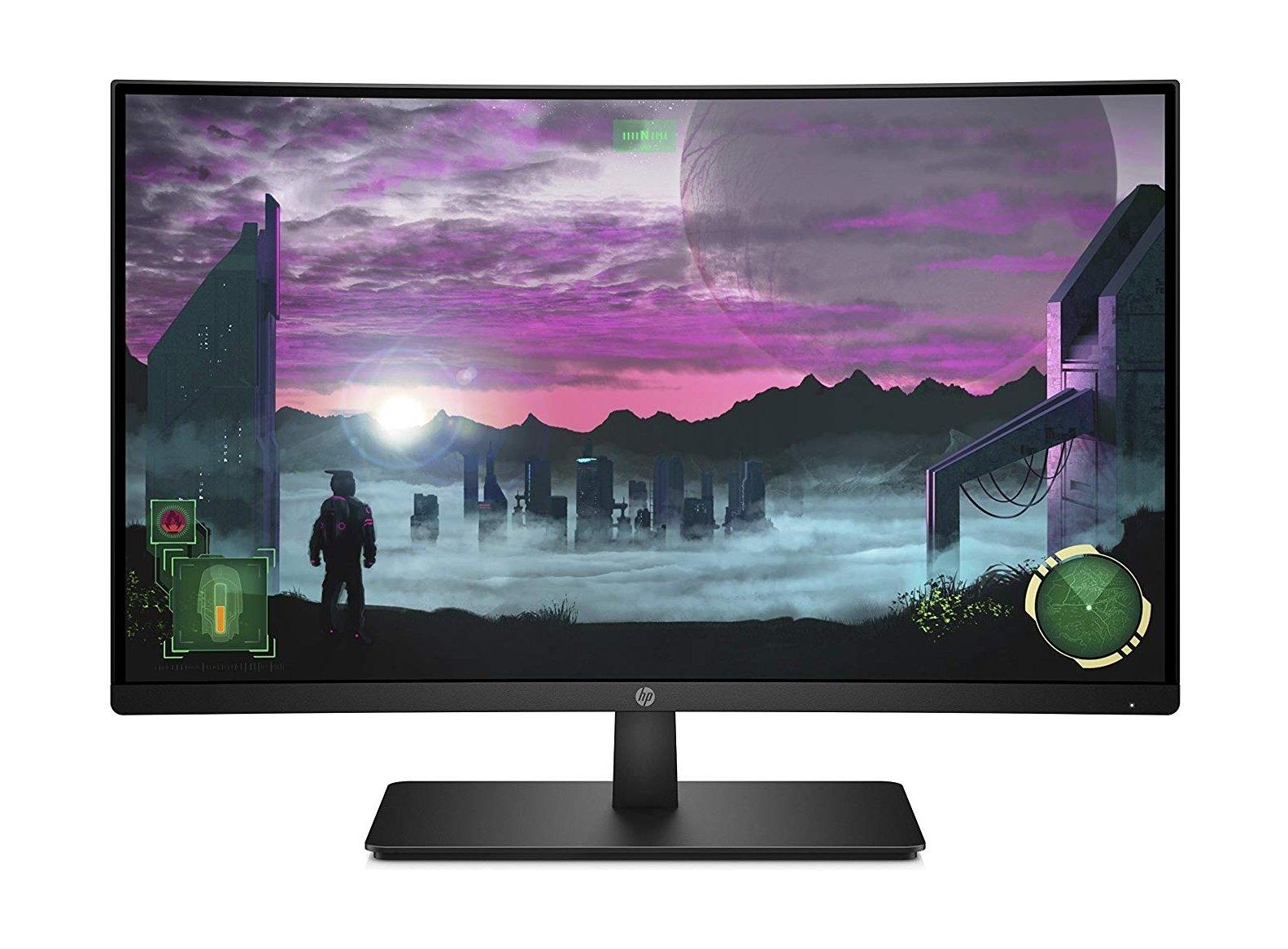 HP 27x Curved Display 27 inch FHD Gaming Monitor Black
