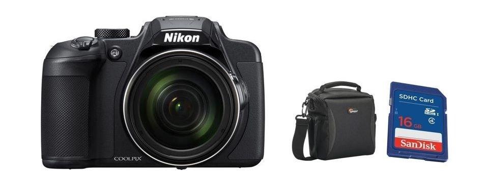 Nikon CoolPix P900 16MP & 83x Optical Zoom WiFi Digital Camera + Bag