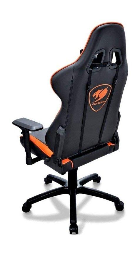 Cougar Adjustable Gaming Chair Armor Orange Xcite Kuwait