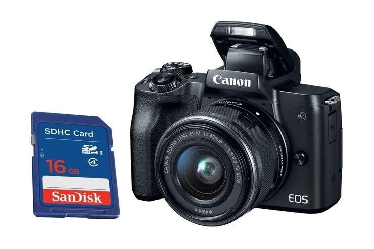 Canon EOS M50 Mirrorless Digital Camera With 1545mm IS STM Lens