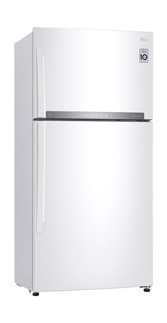 LG 20.9 CFT Top Freezer Refrigerator (LT22HBHWLN) White Xcite Kuwait