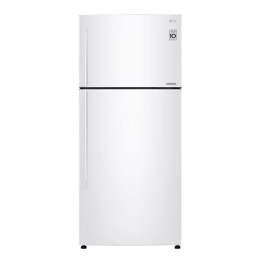 LG Top Freezer Refrigerator 16.9 Cu. Ft. White Xcite KSA