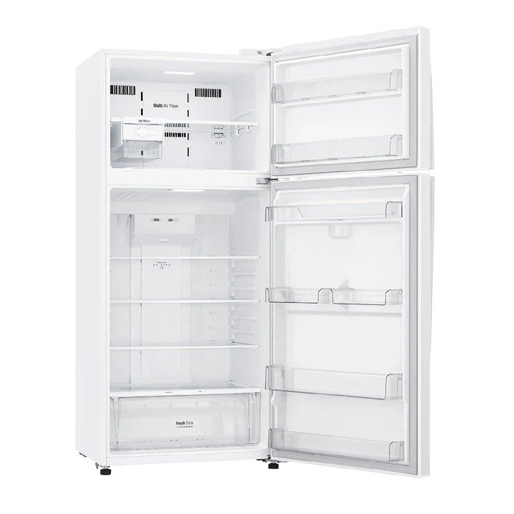 LG Top Freezer Refrigerator 16.9 Cu. Ft. White Xcite KSA