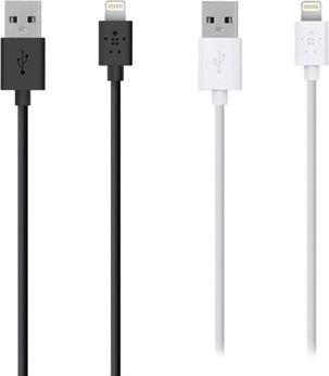 Belkin Lightning Sync/Charge 2M Cable Black + Belkin Lightning Sync