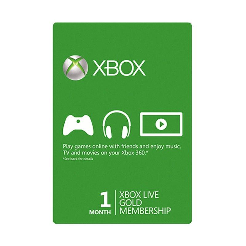 Xbox Live 1Month Gold Membership Card ( US + EU Account) Price in