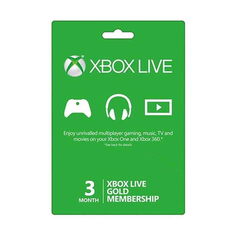 Xbox Live 3Month Gold Membership Card (US Account) Xcite Kuwait