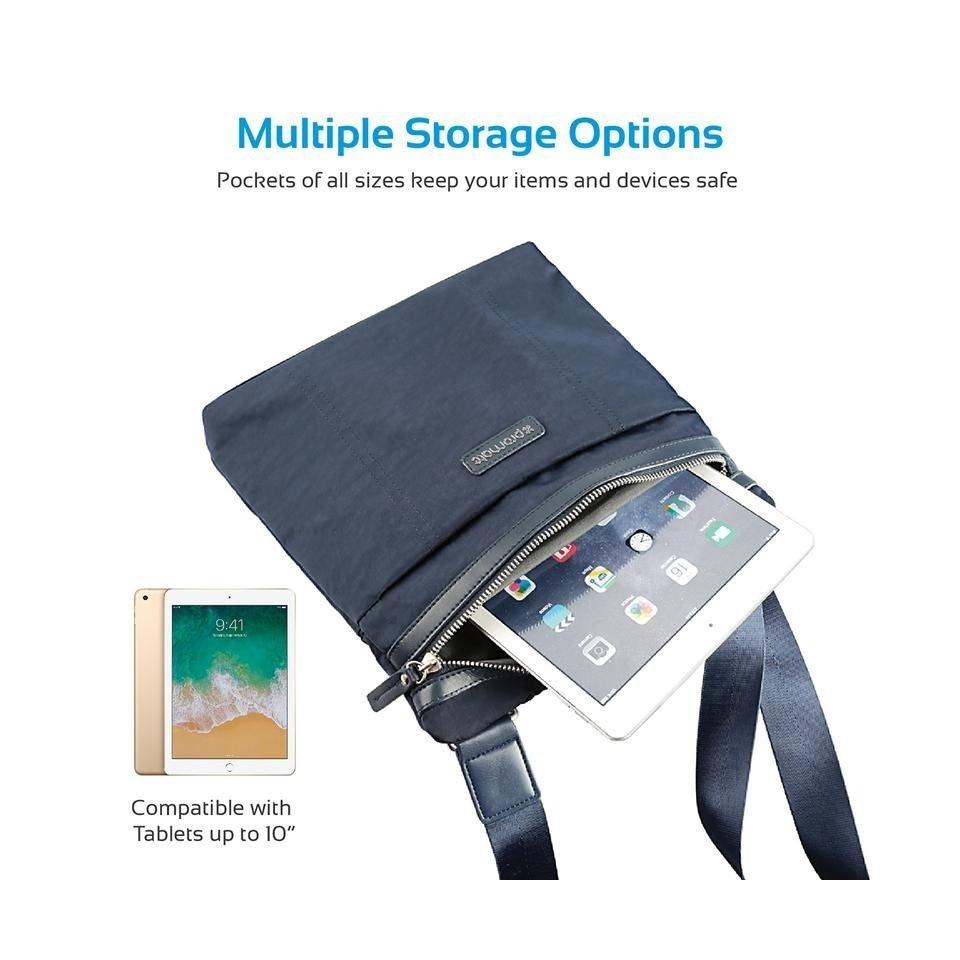 Promate Sling Bag For Tablet (ROXYTB) Blue Price in Kuwait Xcite