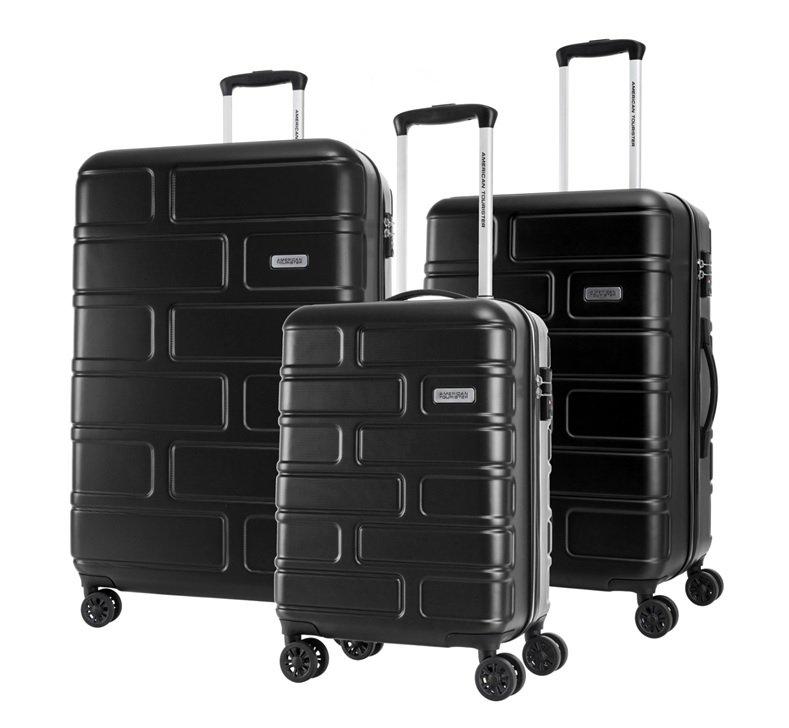American Tourister Bricklane Hard Luggage 3Piece Xcite