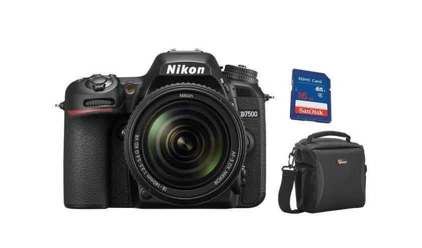 Nikon D7500 18140MM 20.9MP DSL Camera + Memory Card + Camera Bag Price