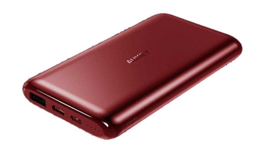 Aukey Aipower 10000mAh USB C Power Bank (PBXN10RD) Red Price in Kuwait Xcite