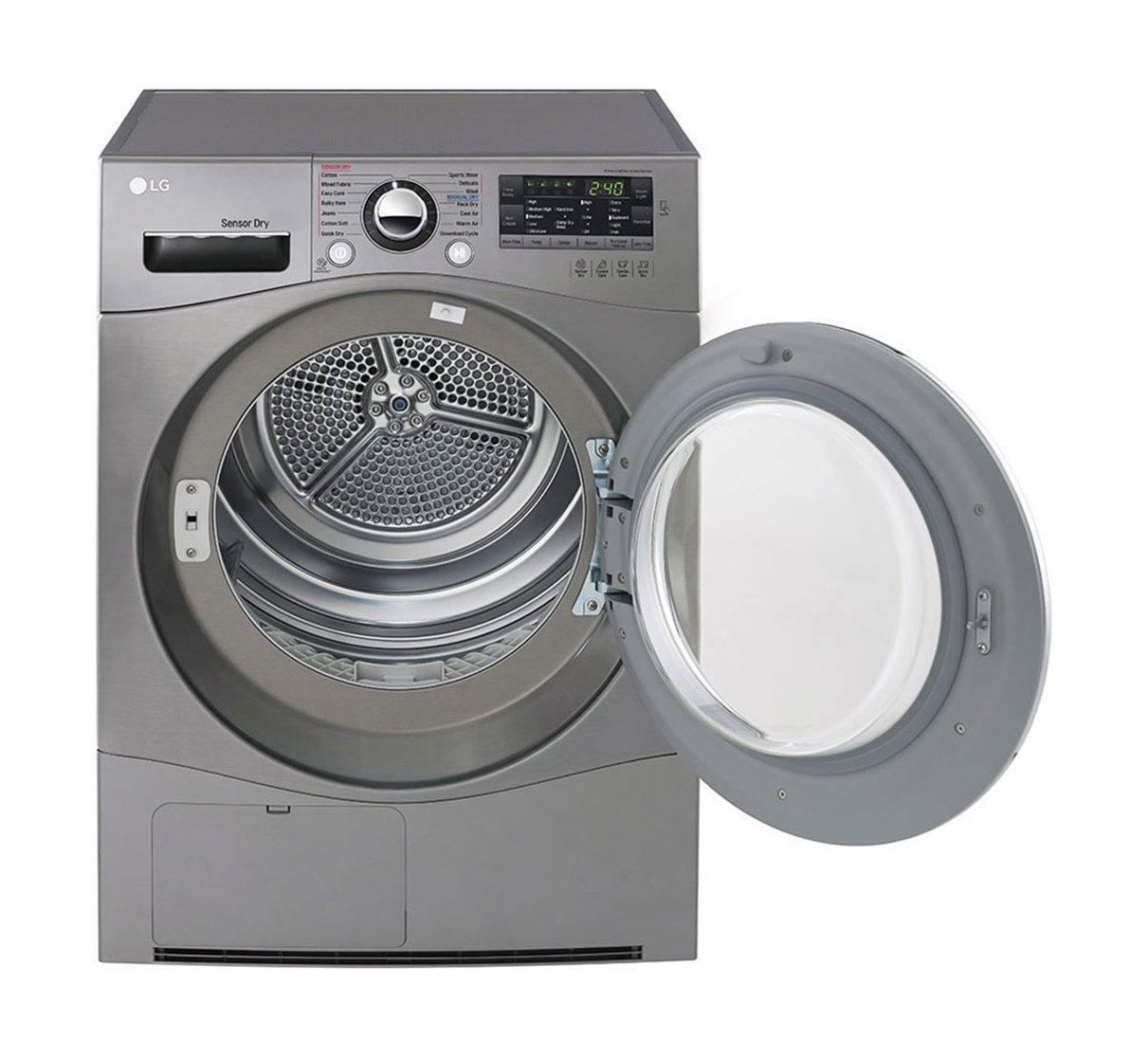 LG Smart Diagnosis 7KG Dry Sensor Condenser Stone Silver