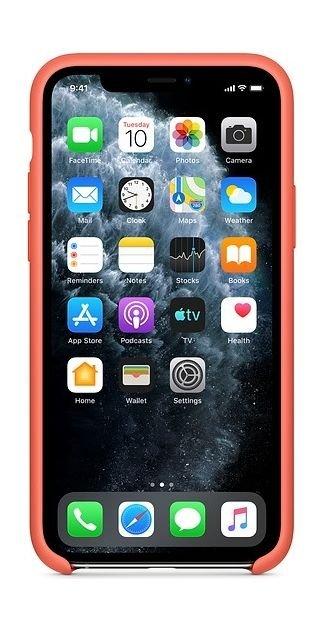 Apple iPhone 11 Pro Silicone Case Clementine Price in Kuwait Xcite