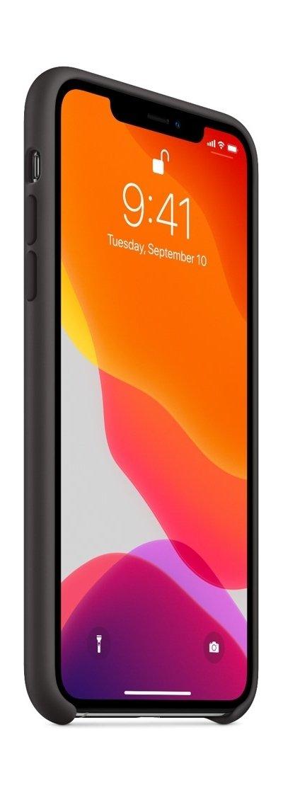 Apple iPhone 11 Pro Max Silicon Case Black Price in Kuwait Xcite