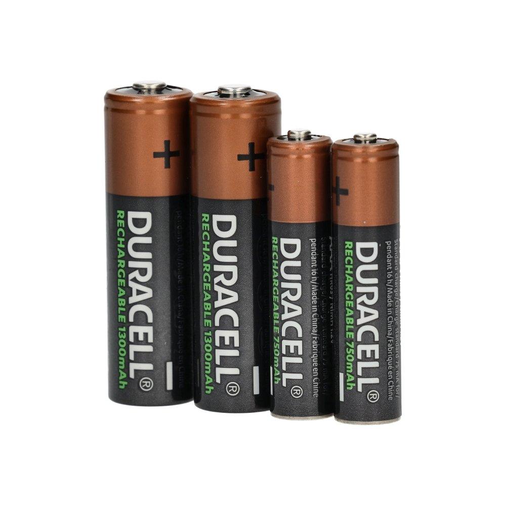 Duracell Battery Charger with 2 AA and 2 AAA, 37571 Xcite