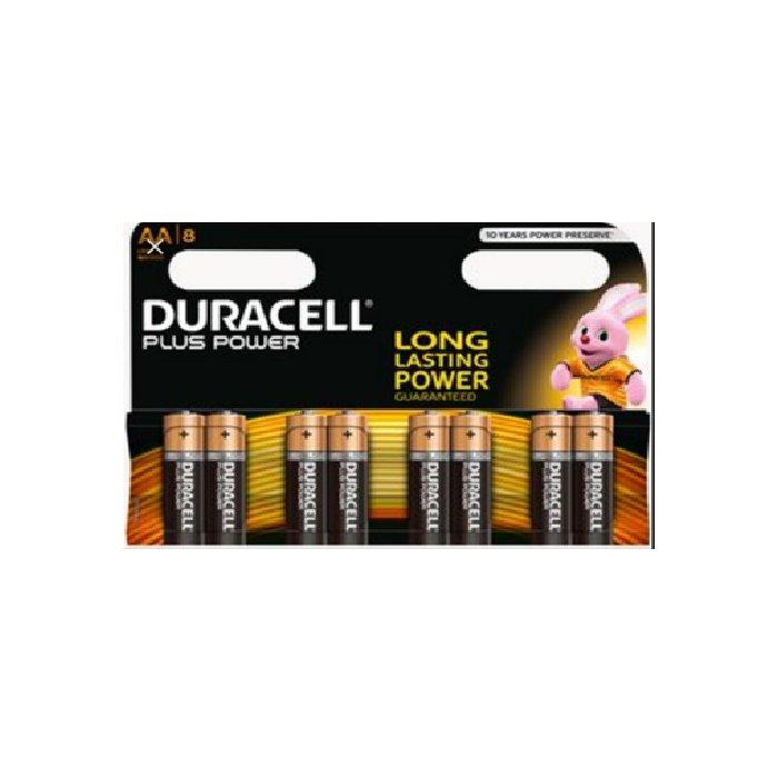 Duracell Plus Power AA Batteries 8 Pack Xcite KSA