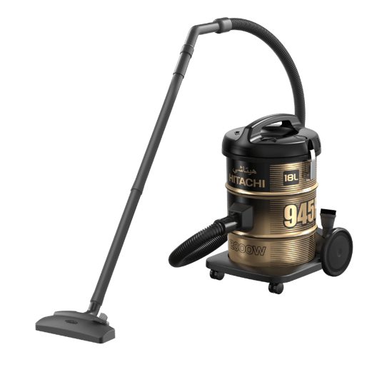 Hitachi 2000W 18L Drum Vacuum Cleaner (CV945F)Xcite KSA
