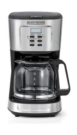 Black + Decker DCM85B5 900W 12 Cups Programmable Coffee Maker Xcite