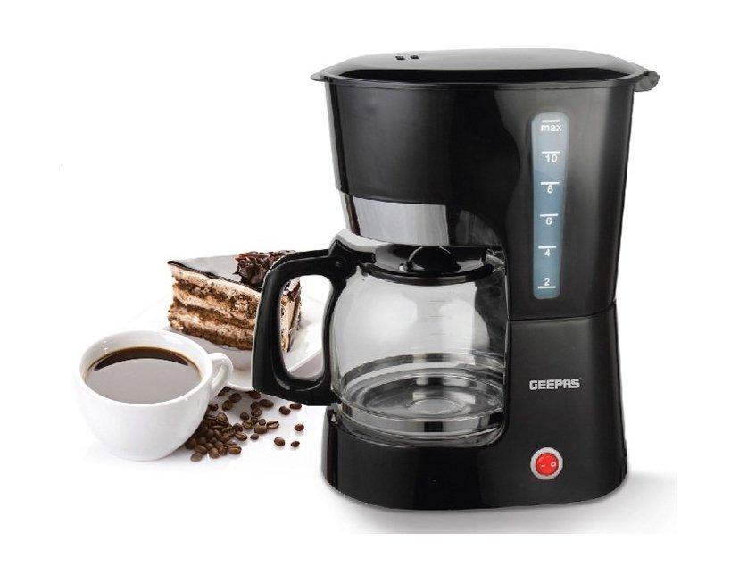 Geepas 1.5L 1000W Coffee Maker Xcite KSA
