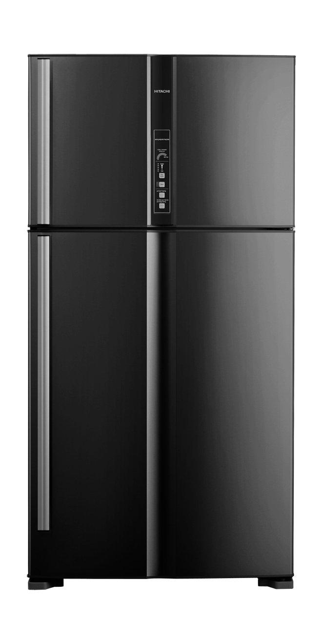 Hitachi 21.2 CFT Top Mount Refrigerator (RV805PS1KV) Black Price in