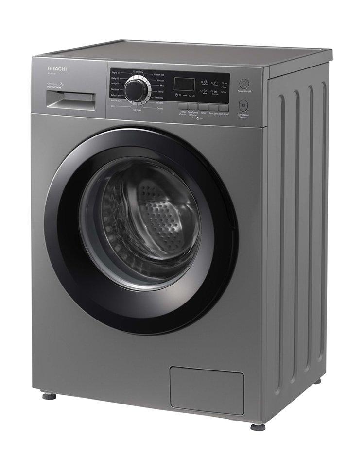 سعر Hitachi 7KG Front Load Washing Machine (BD70CVE 2206A SL) Silver