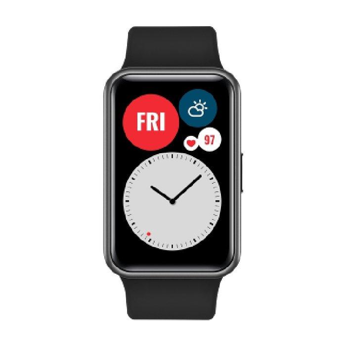 Huawei Watch Fit Black Price in Kuwait Xcite Alghanim