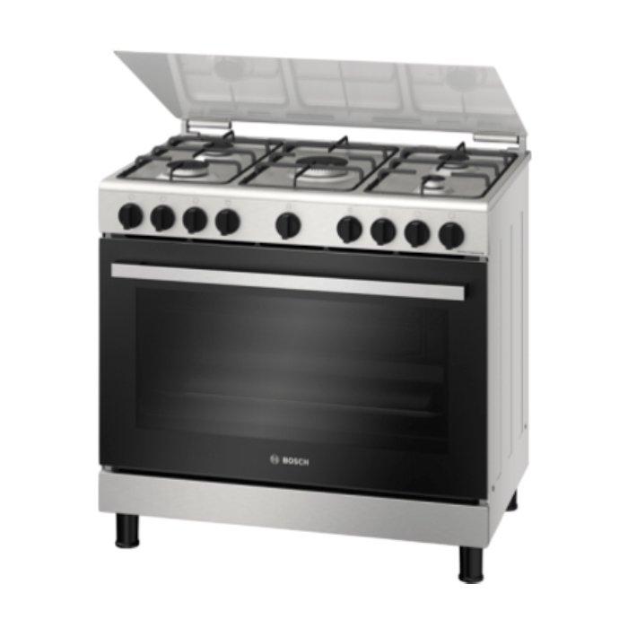 Bosch Gas Cooker 90*60 CM (HGV1D0U59M) Stainless Steel Price in