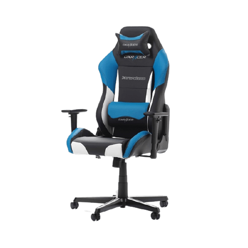 DXRACER Drifting Series Gaming Chair Black/White/Blue Price in Kuwait Xcite