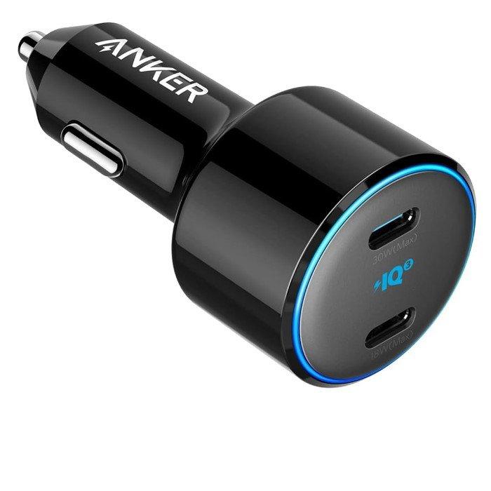 Anker PowerDrive+ III Duo 48W 2Port Car Charger xcite Kuwait