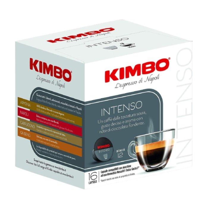 Kimbo Intenso Dolce Gusto Compatible Espresso Capsules 16 Capsules