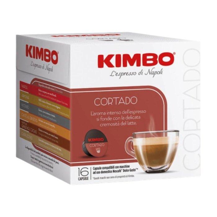 Kimbo Cortado Dolce Gusto Compatible Espresso Capsules 16 Capsules