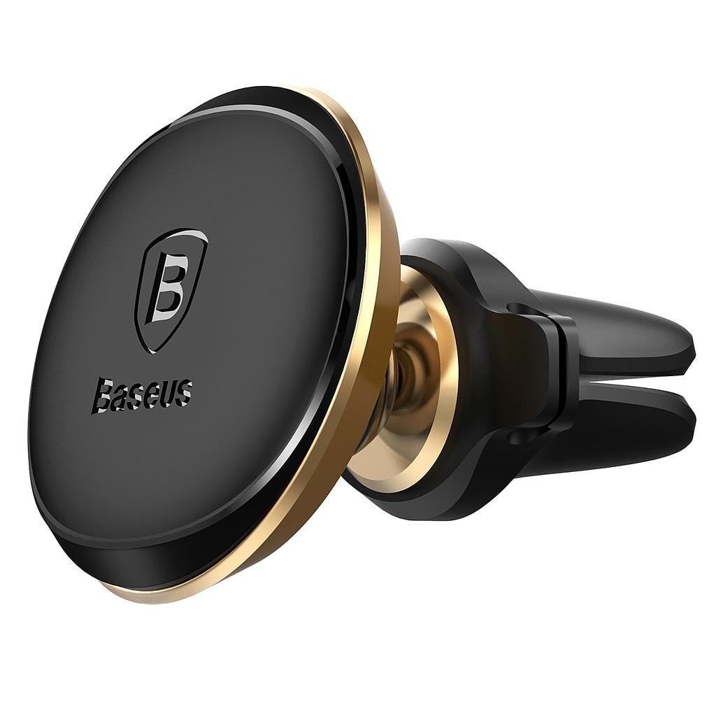 Baseus Air Vent Car Mount Holder with cable Gold Price in