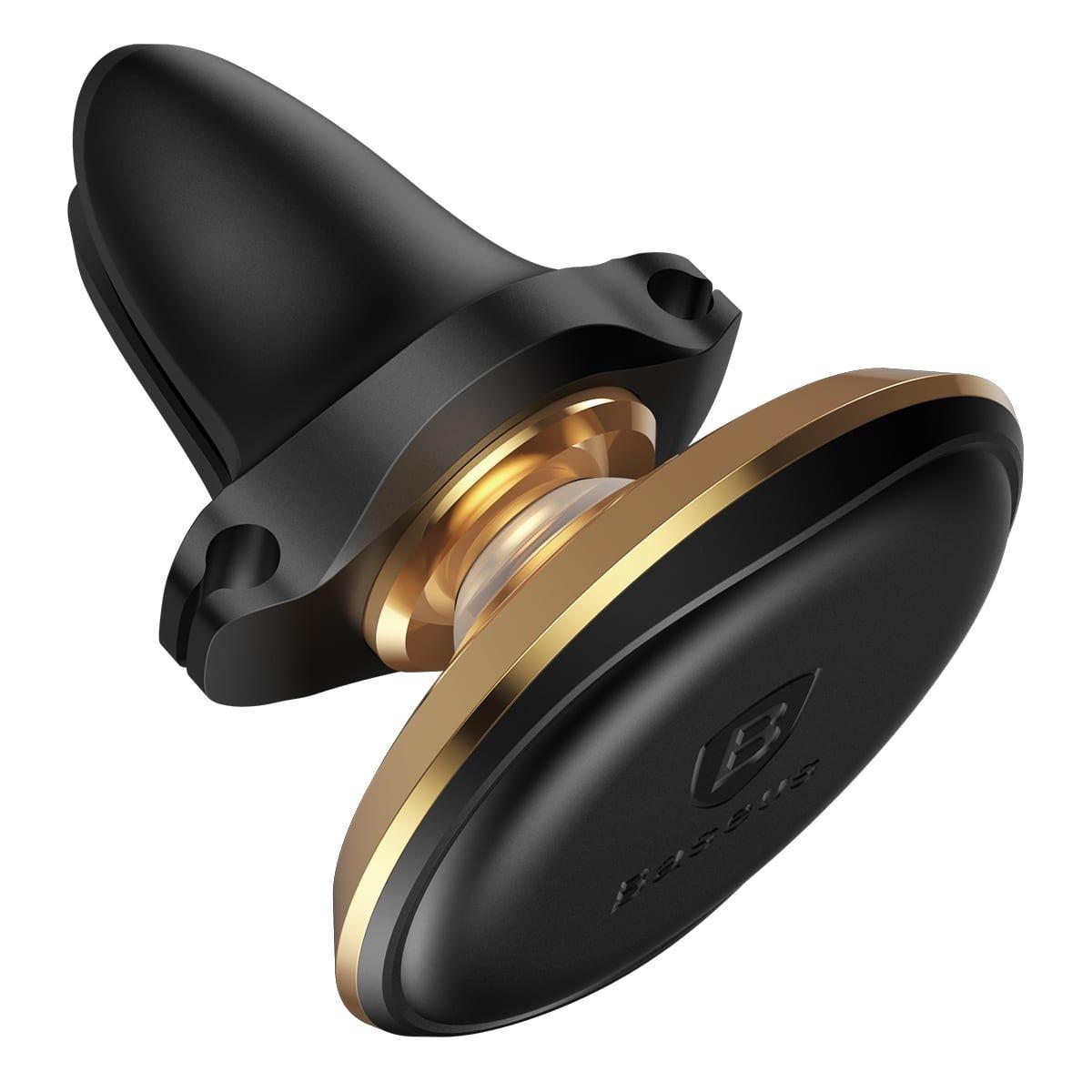 Baseus Air Vent Car Mount Holder with cable Gold Price in