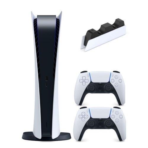 Sony PlayStation 5 Digital Edition Console + DualSense 5 Wireless