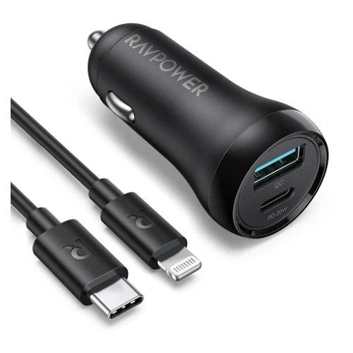 RAVPower Cable + Car Charger Combo Shop online xcite KSA