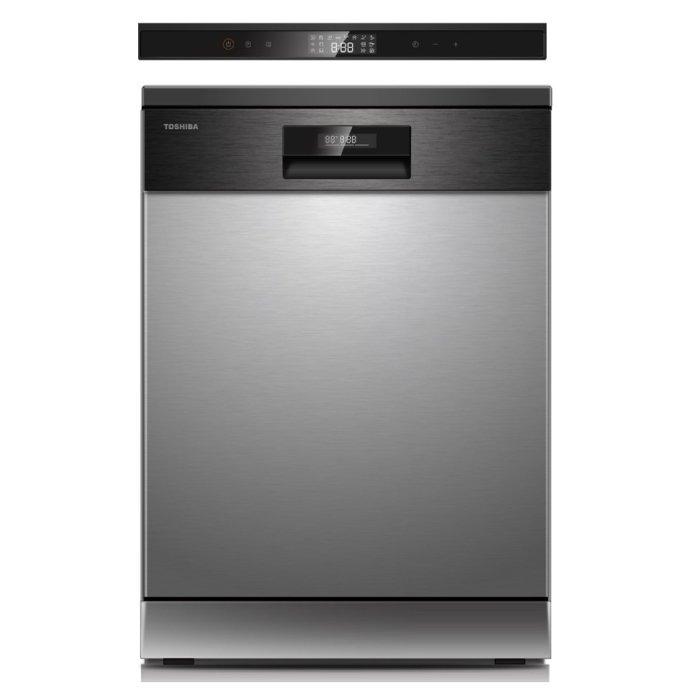 Toshiba DW14F2 14 Place Setting Free Standing Dishwasher Stainless